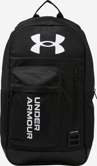 UNDER ARMOUR Sports backpack 'Halftime' in Black / White, Item view