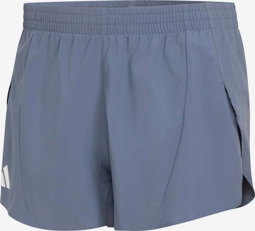 Pantalon de sport 'ADIZERO' ADIDAS PERFORMANCE en bleu : devant