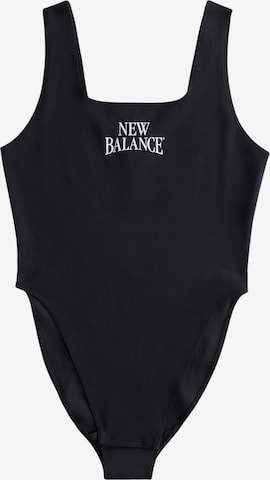 Body de sport 'Trackside' new balance en noir : devant
