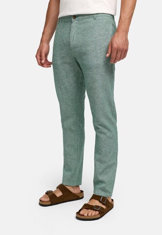 INDICODE JEANS Regular Chino 'Lino' in Groen