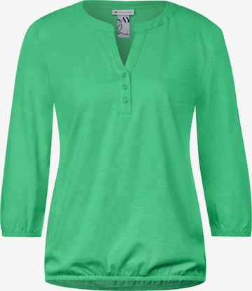 STREET ONE Shirt in Green: front