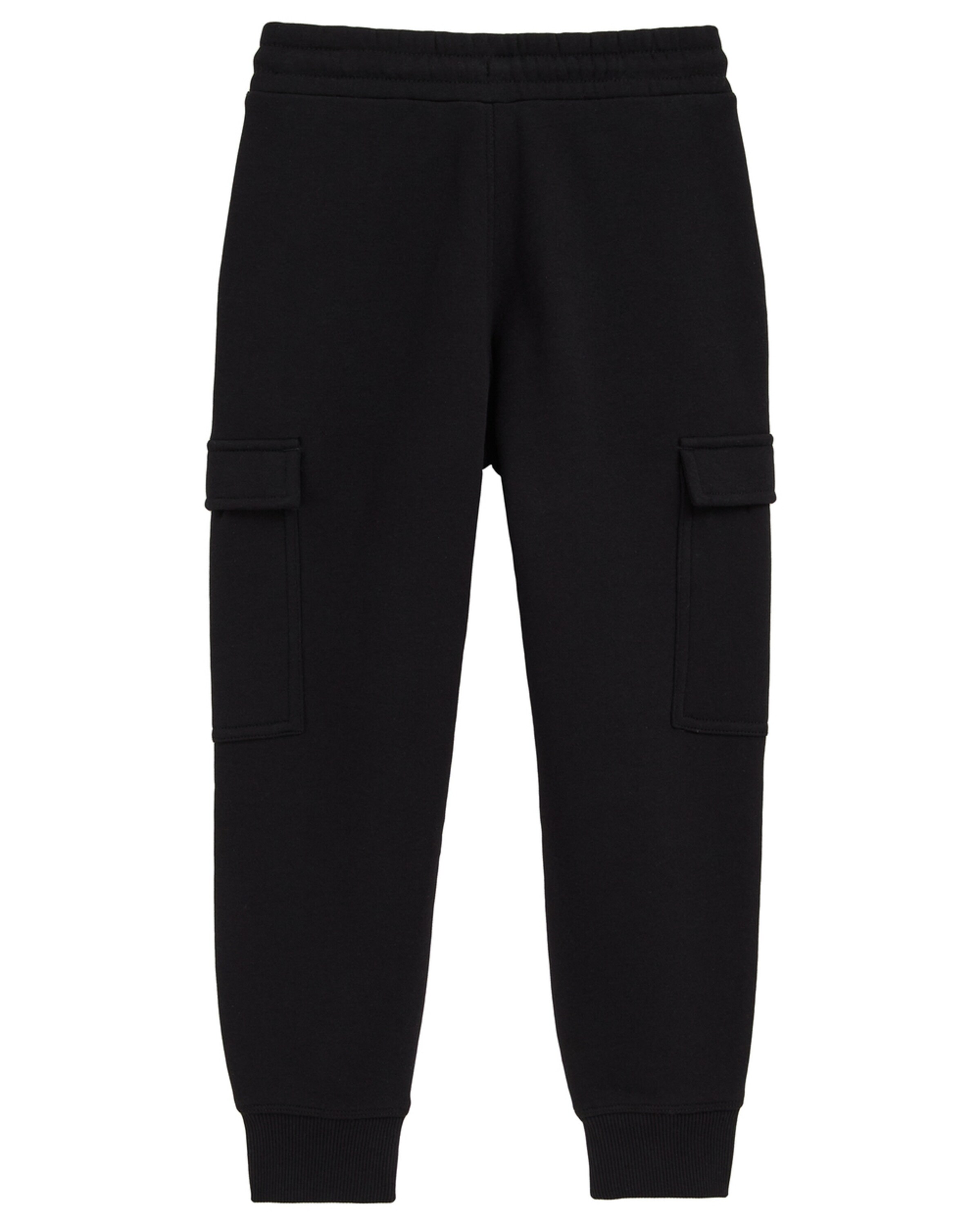 melns WE Fashion Pakapēniski sašaurināts piegriezums Bikses: no priekšpuses