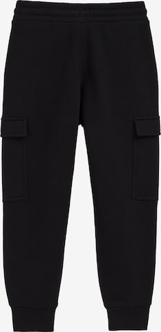 WE Fashion Tapered Housut värissä musta: etupuoli