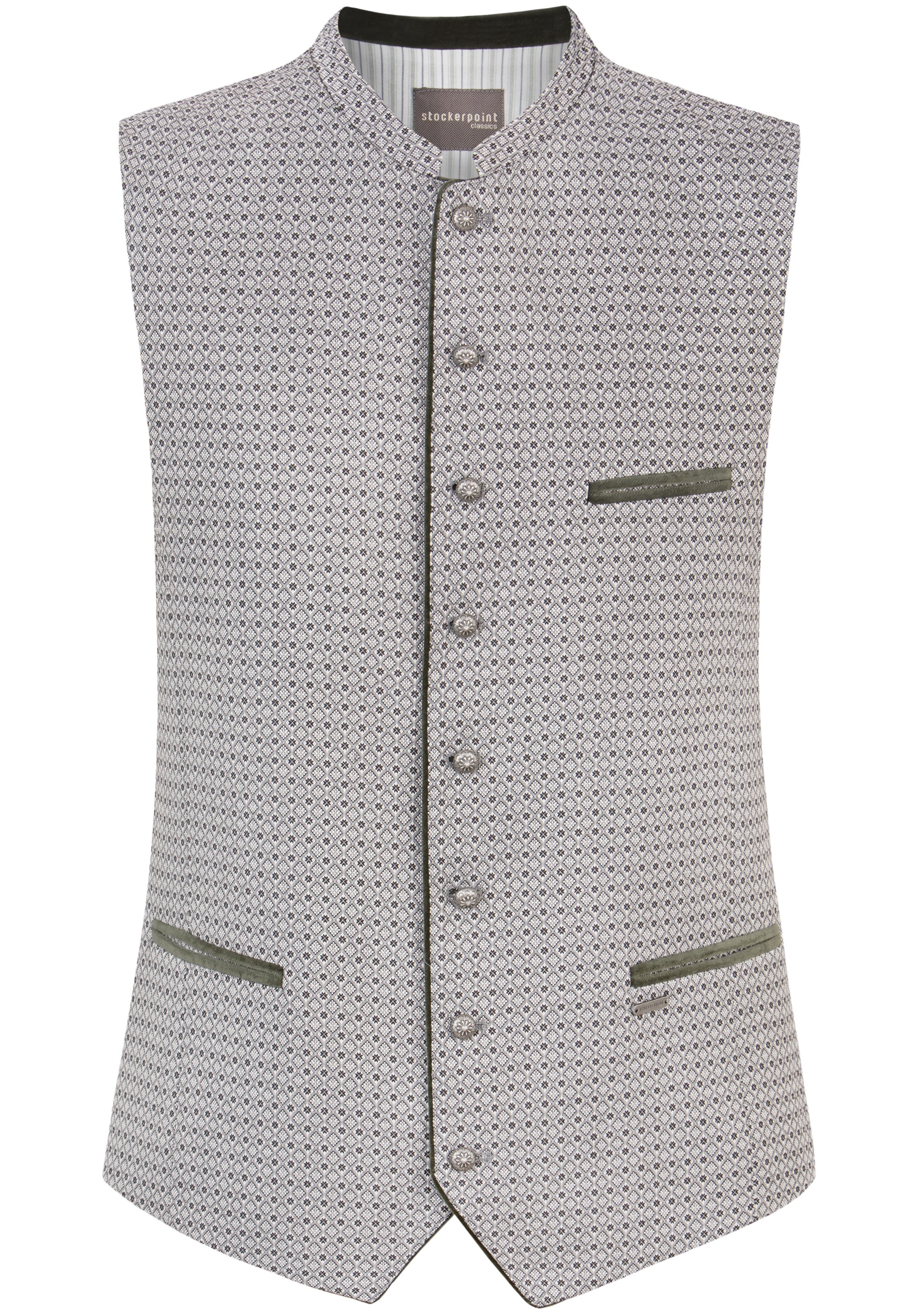STOCKERPOINT Traditional Vest in Grey: front