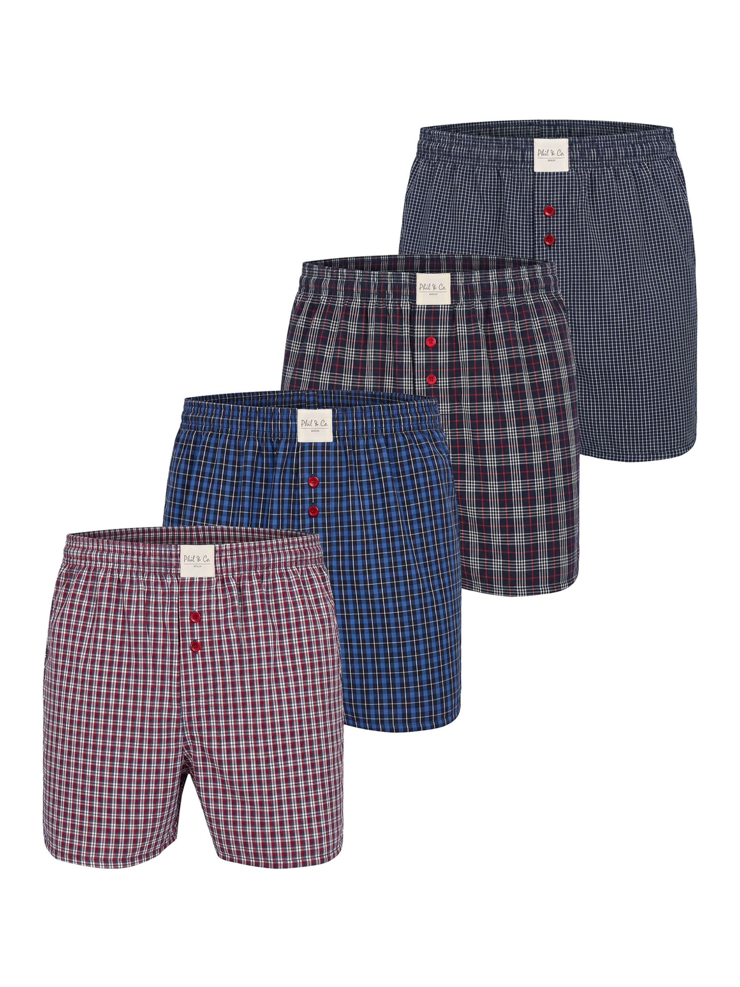 Boxers ' Combo ' Phil & Co. Berlin en bleu : devant