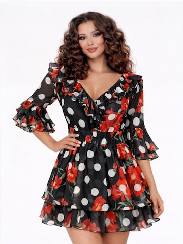 Elena Athanasiadou Cocktailjurk 'Valentina' in Zwart