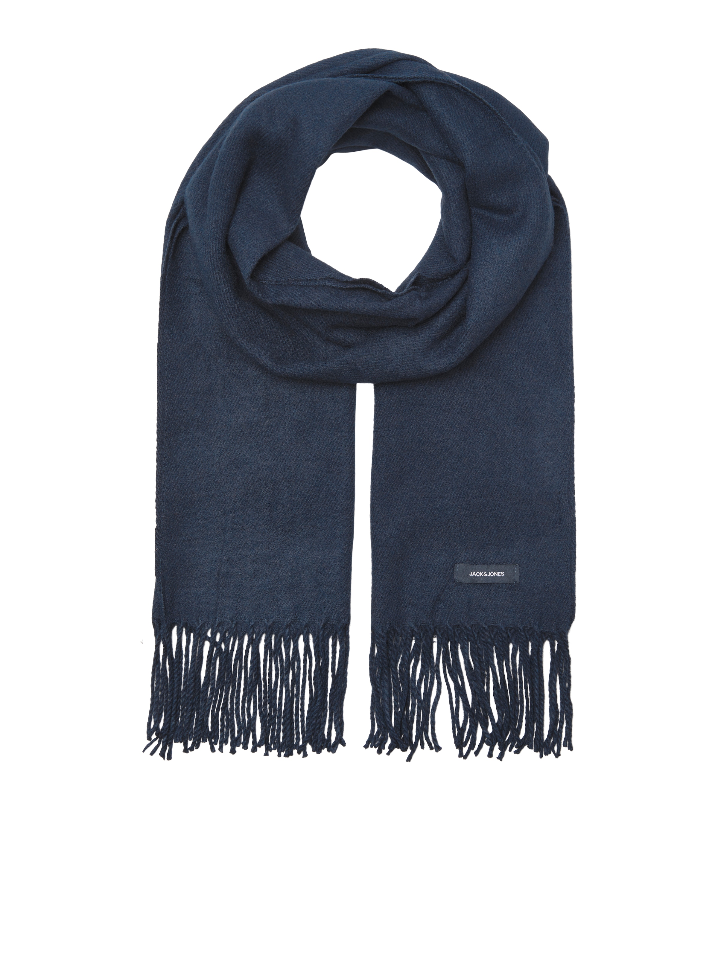 JACK & JONES Schal 'Solid' in Blau: Vorderseite