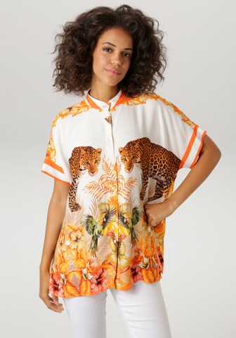 Aniston CASUAL Blouse in White: front