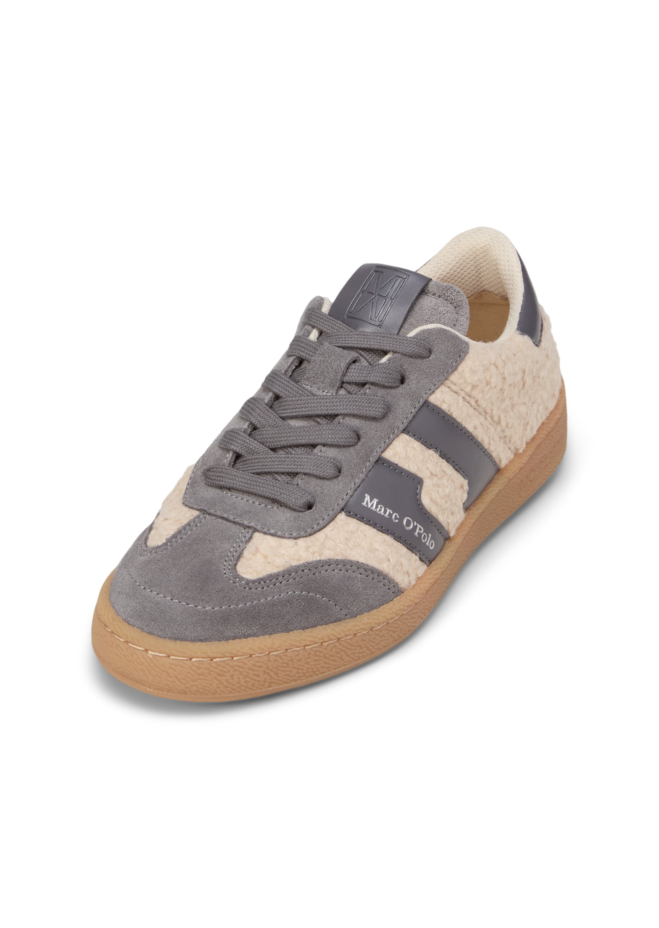 Marc O'Polo Sneakers laag 'Court' in Grijs: voorkant