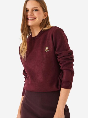 Pull-over 'Pullover' Bianco Lucci en rouge