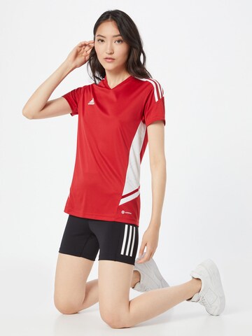 T-shirt fonctionnel 'Condivo 22' ADIDAS SPORTSWEAR en rouge