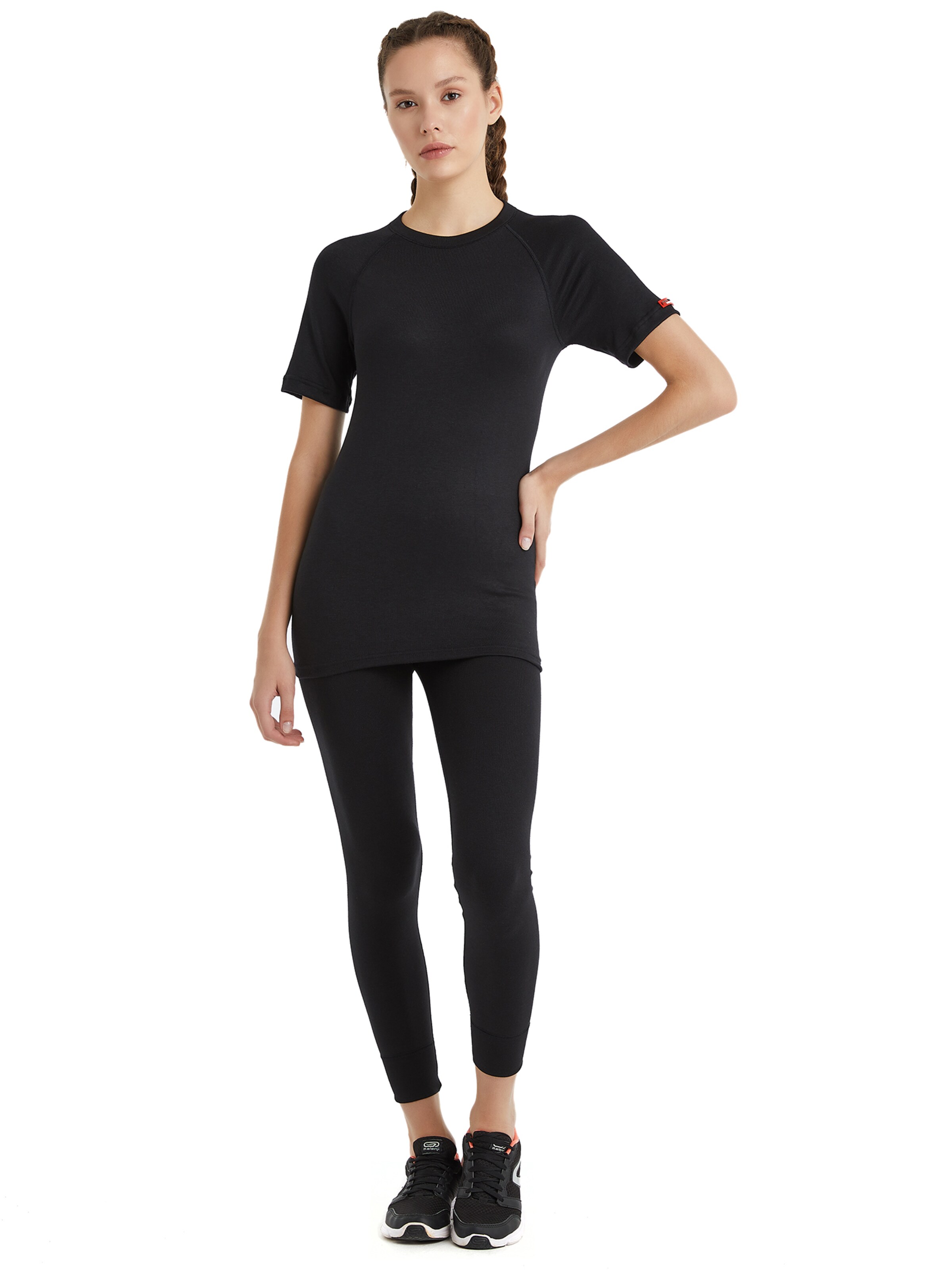 Blackspade Thermo-Unterhemd ' T-Shirt ' in Schwarz