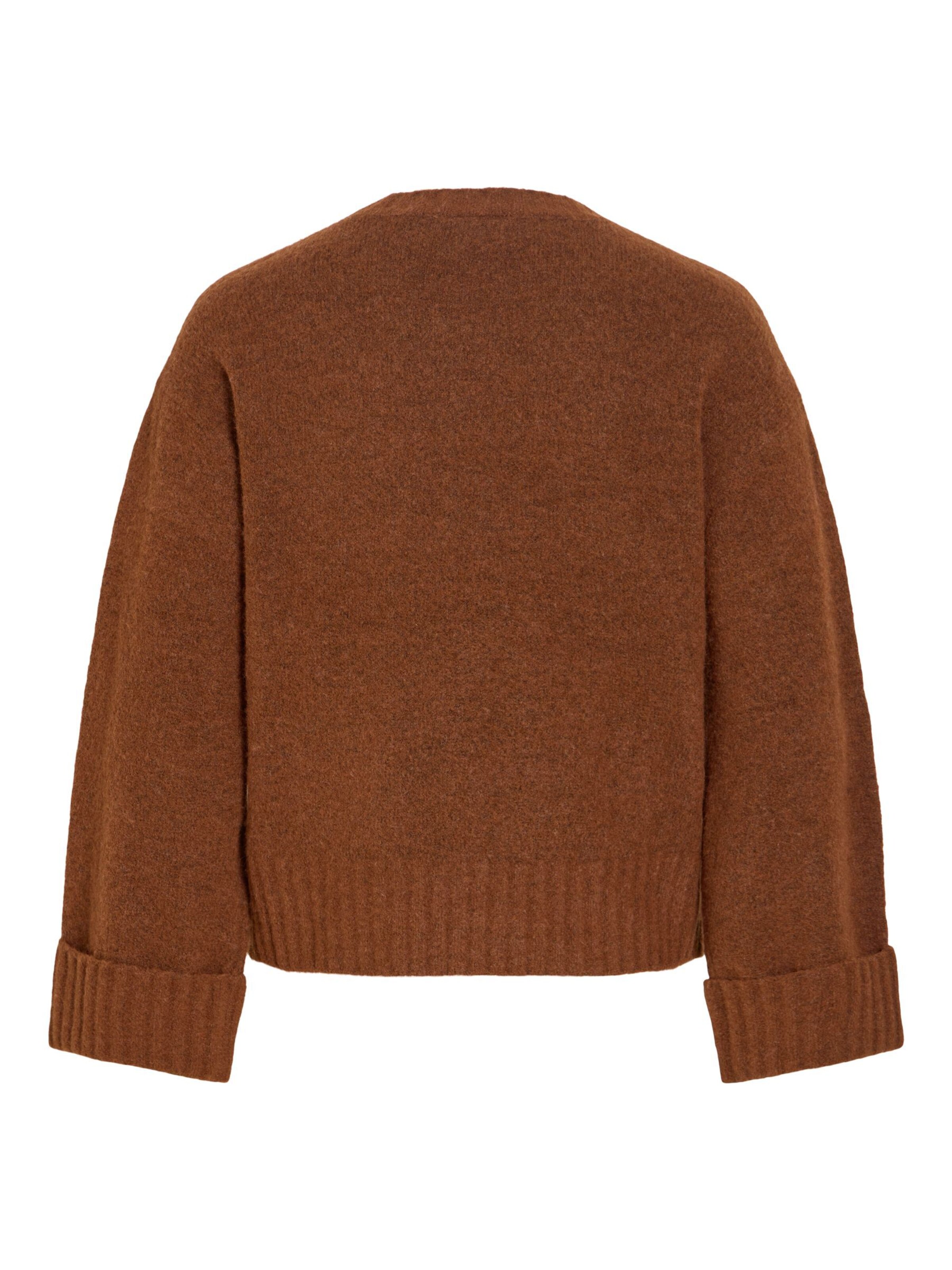 VILA Sweater 'VILuna' in Brown