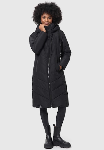 Manteau d’hiver 'Sahnekatzii XIV' NAVAHOO en noir : devant