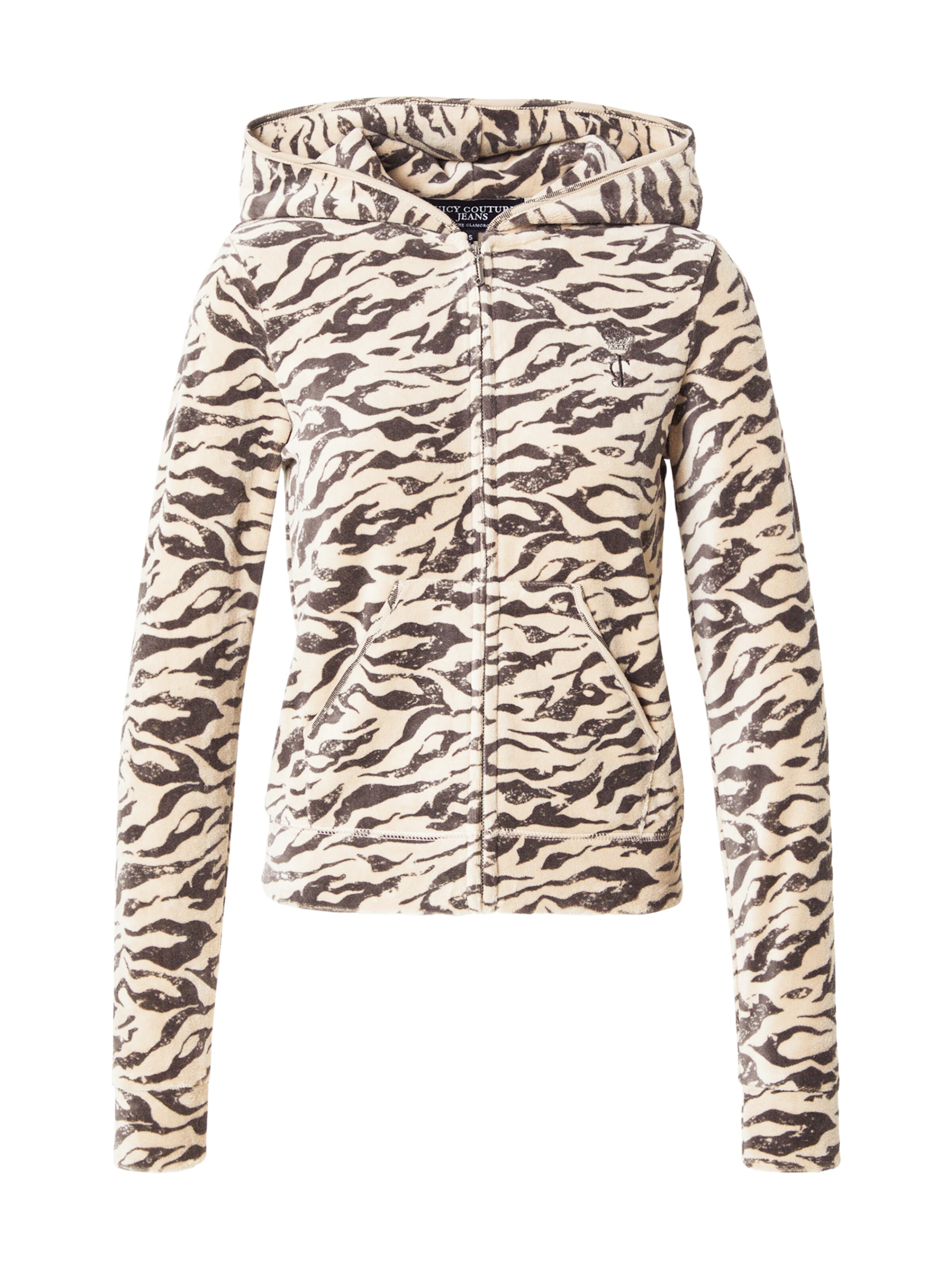 Juicy Couture Bluza rozpinana 'Robyn' w kolorze beżowy: przód