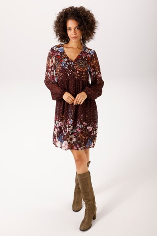Aniston CASUAL Kleid in Braun