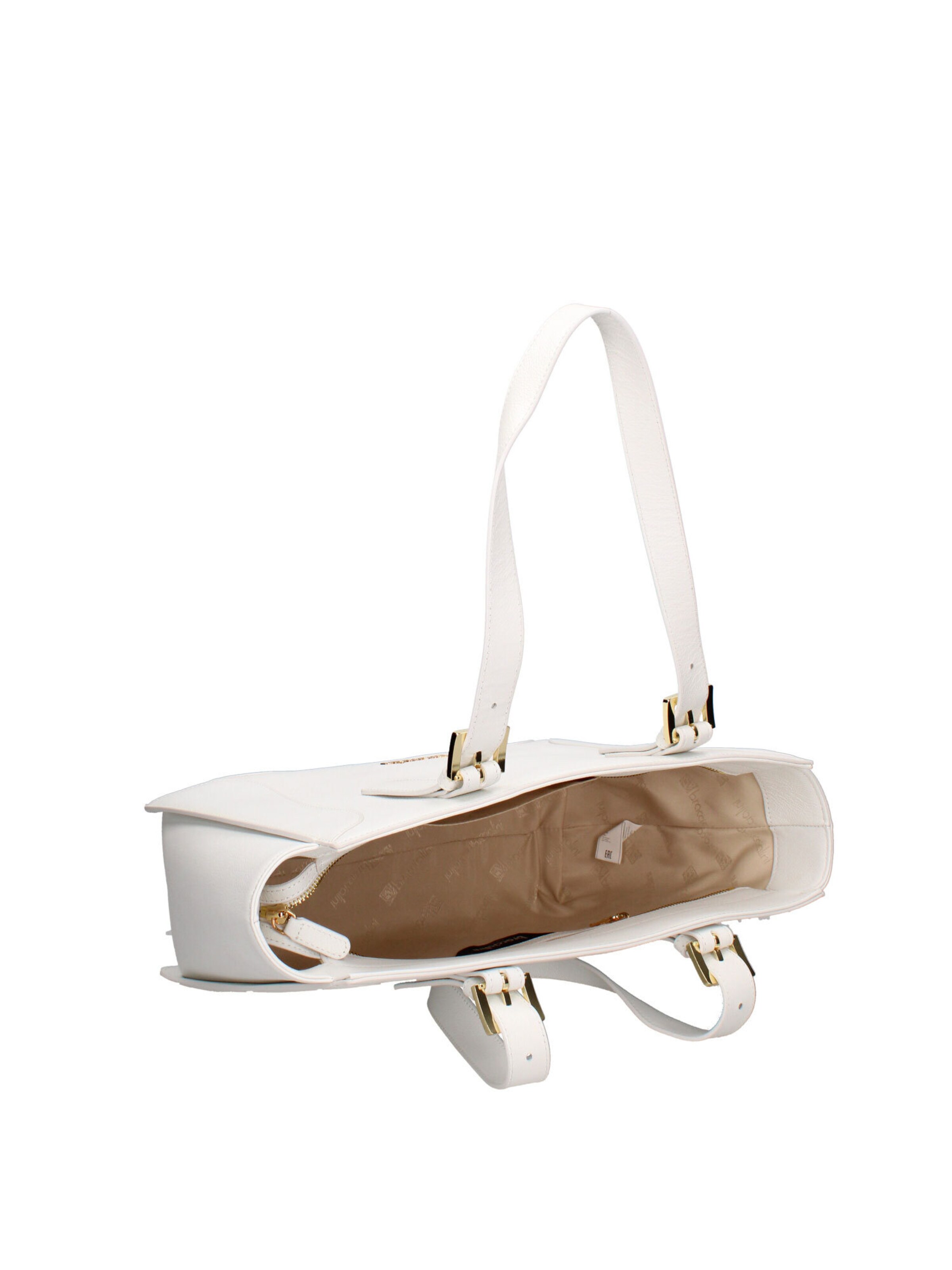 Borsa a spalla di Braccialini in bianco