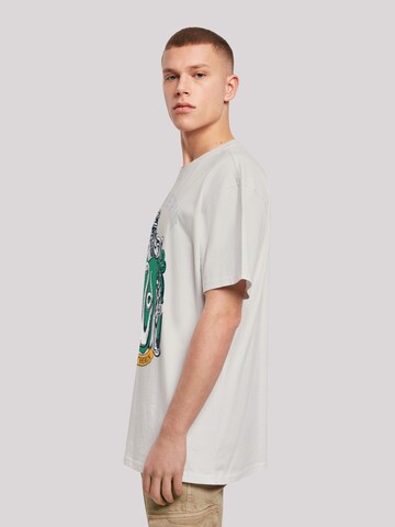 F4NT4STIC Shirt 'Harry Potter Slytherin Crest' in Grijs