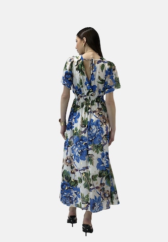 Robe d’été Elara en bleu
