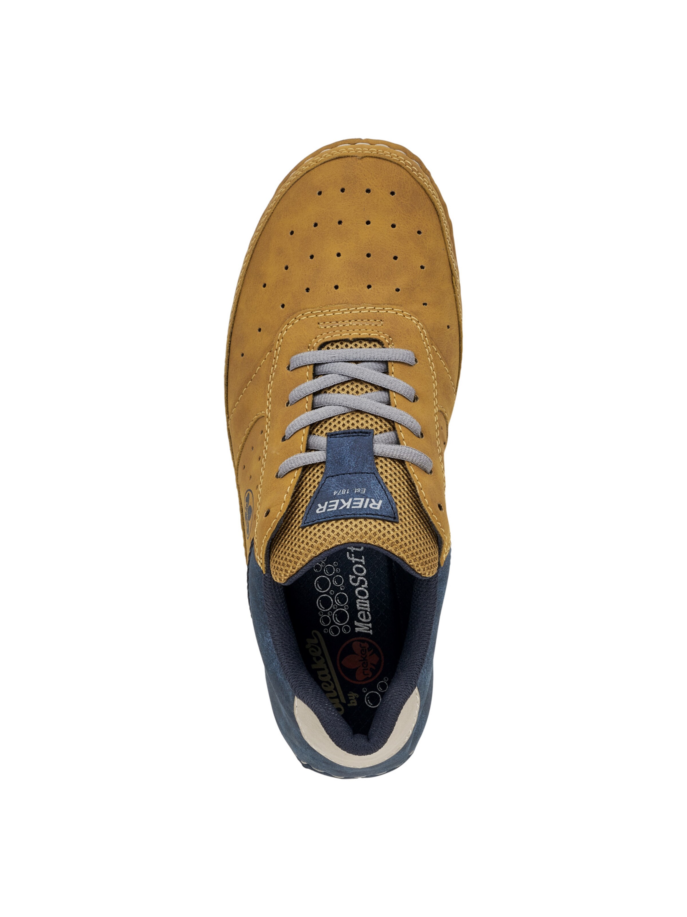 Chaussure de sport à lacets Rieker en jaune