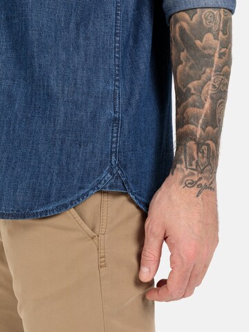 CAMEL ACTIVE Regular fit Button Up Shirt in Blue