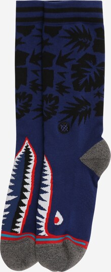 Stance Sportssokker 'TROPICAL WARBIRD' i navy / koboltblåt / mørkegrå / brandrød / hvid, Produktvisning