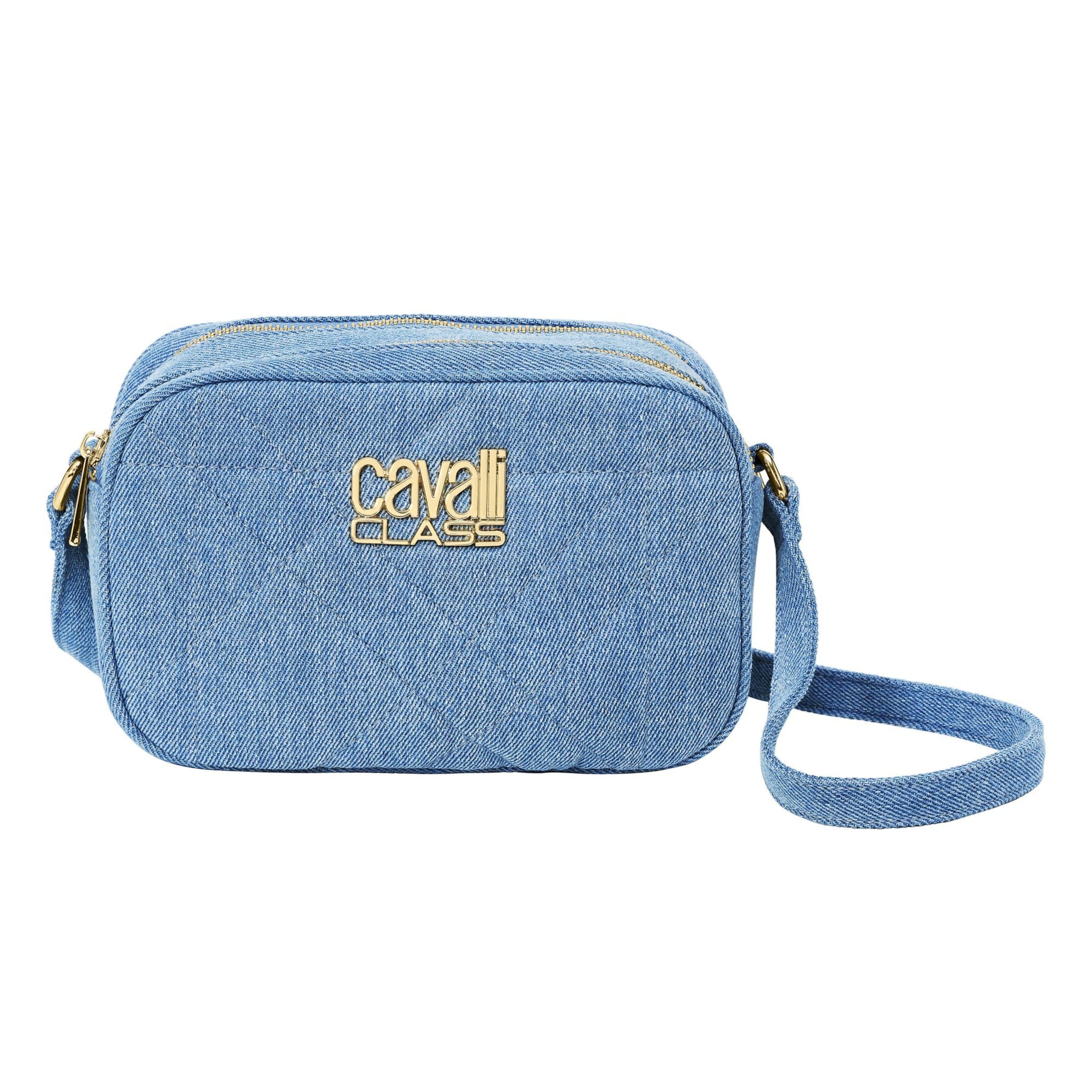 Borsa a tracolla 'Cinzia' di Cavalli Class in blu: frontale