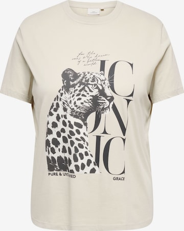 ONLY Carmakoma Shirt 'CARROXY' in Beige: front