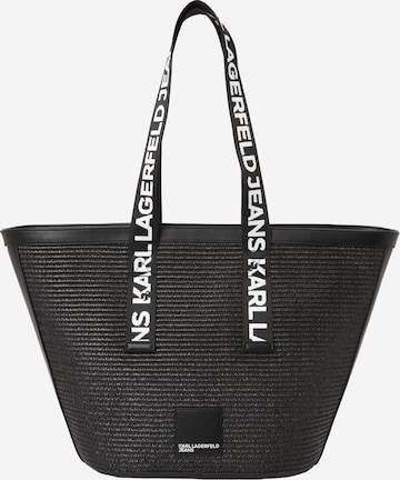 KARL LAGERFELD JEANS Shopper in Black: front