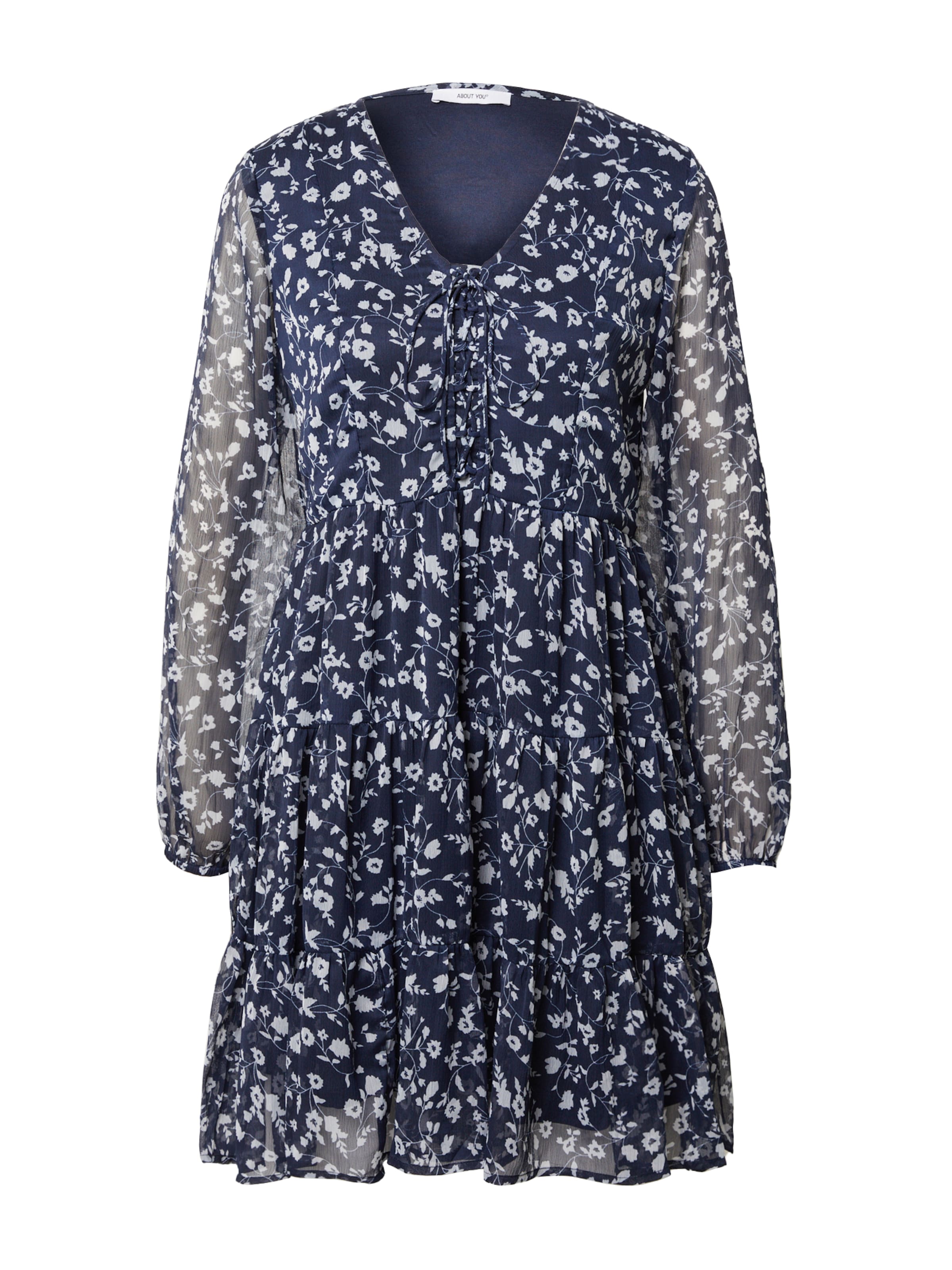 ABOUT YOU Šaty 'Victoria' – modrá: přední strana