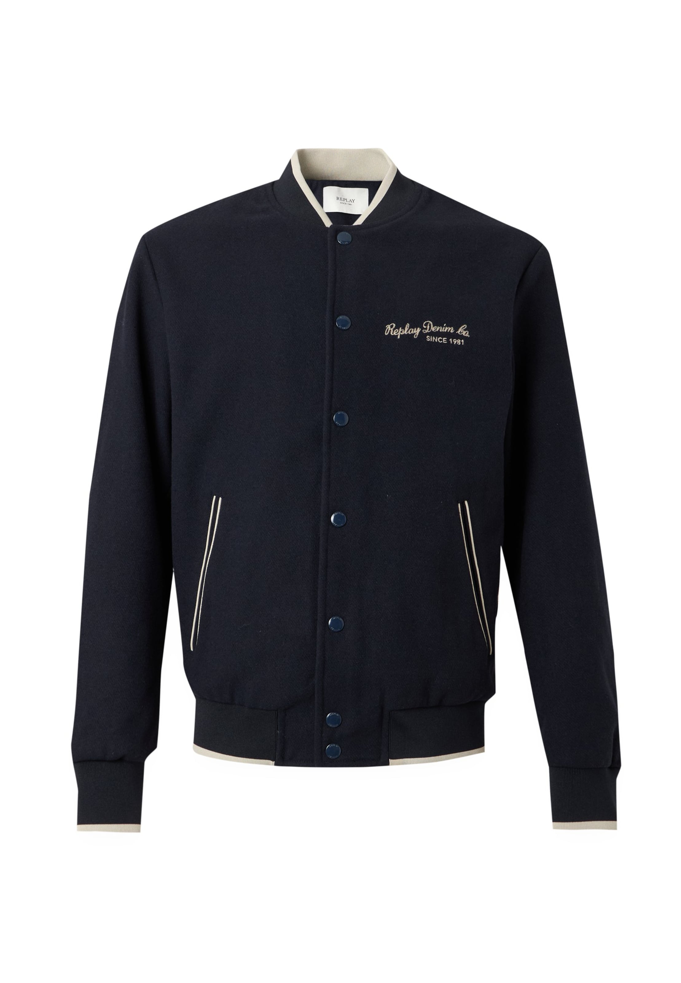 Giacca di mezza stagione di REPLAY in blu: frontale