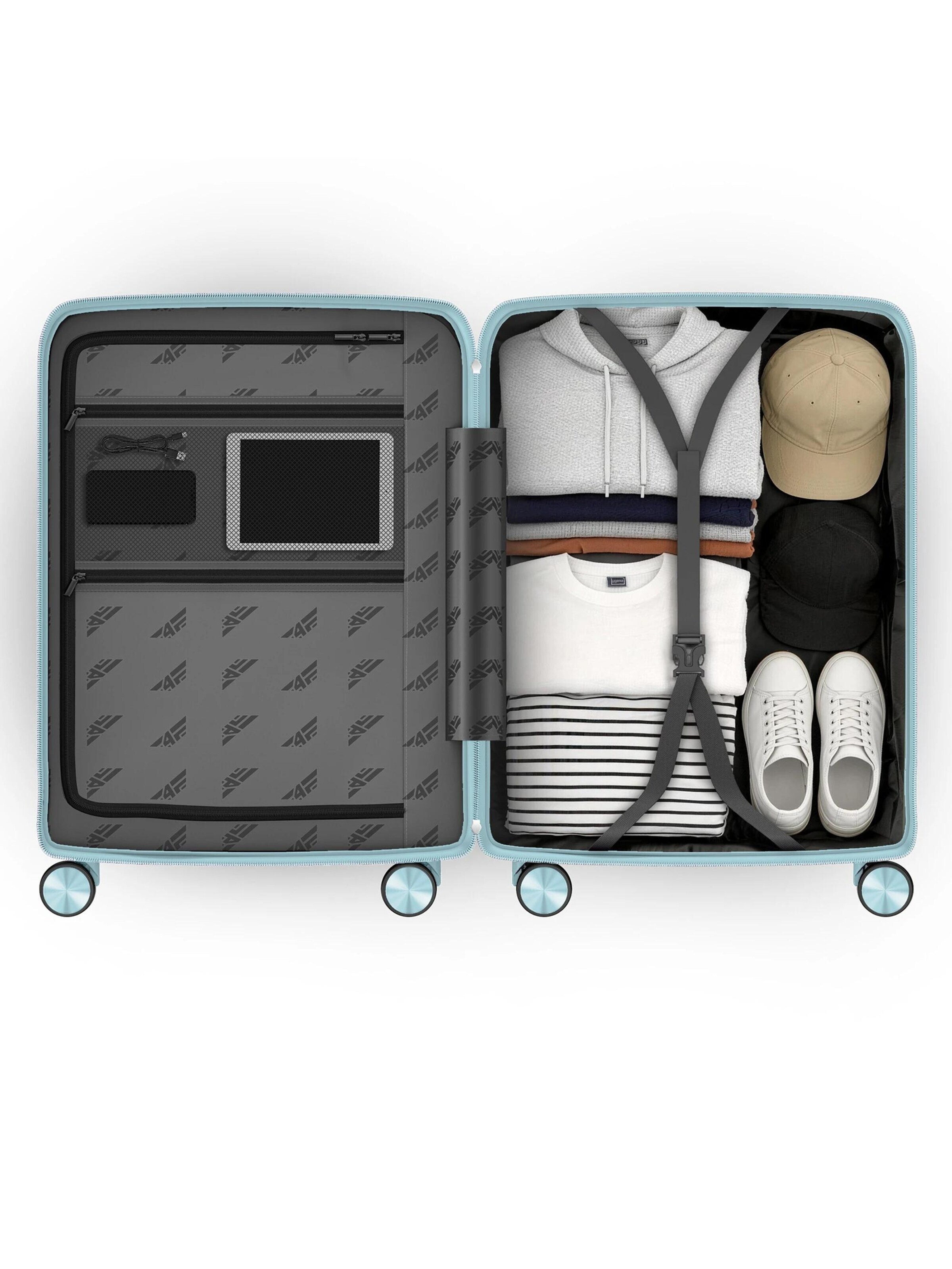 4FLY Suitcase Set 'Linea Lux' in Blue