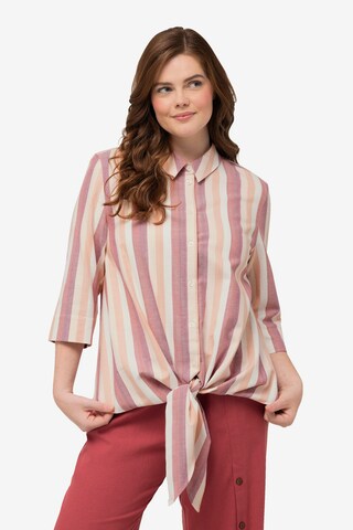 Ulla Popken Blouse in Roze: voorkant