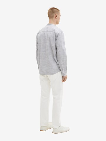 TOM TAILOR DENIM Comfort Fit Hemd in Grau