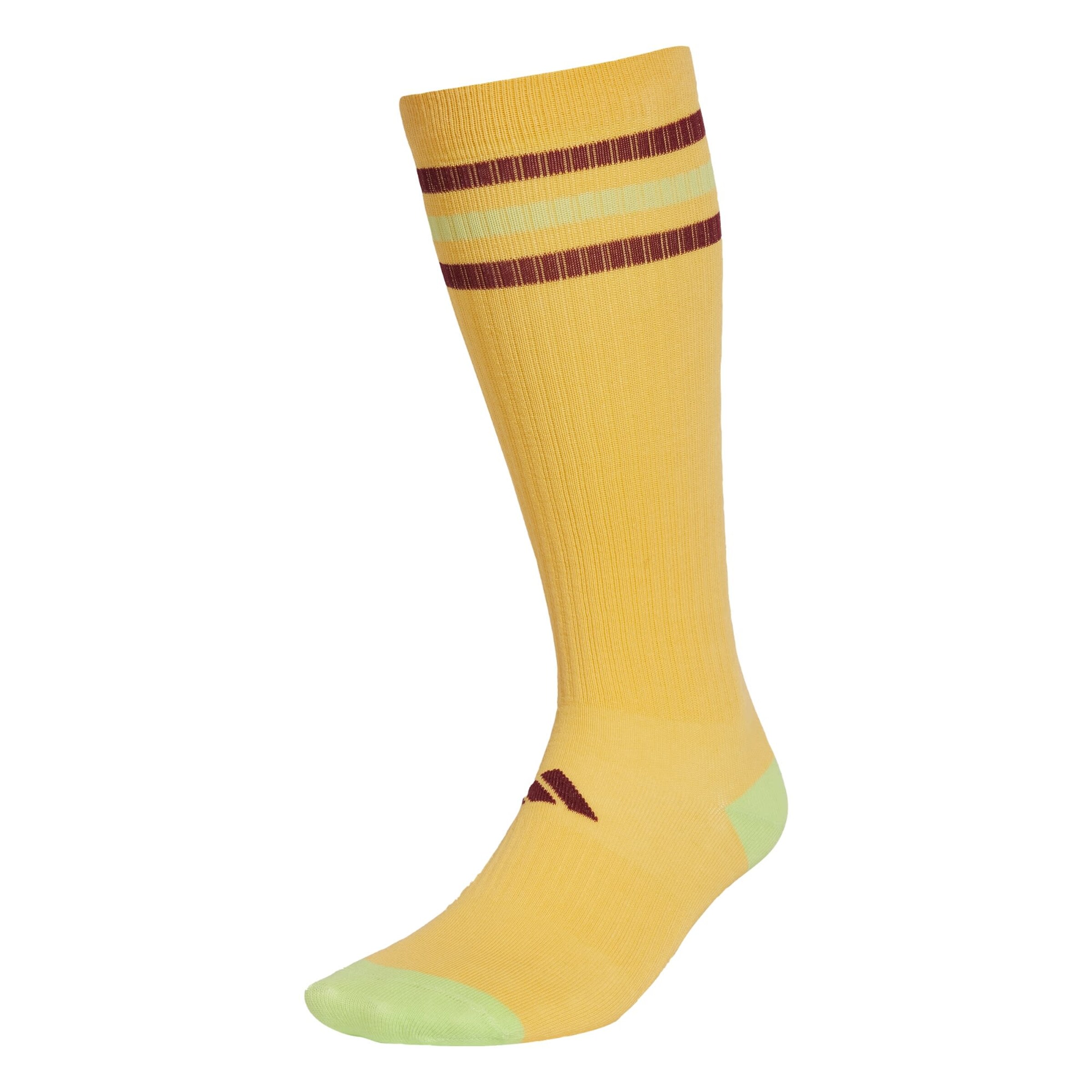 ADIDAS PERFORMANCE Chaussettes de sport 'x FARM' en jaune / vert pastel / bourgogne, Vue avec produit