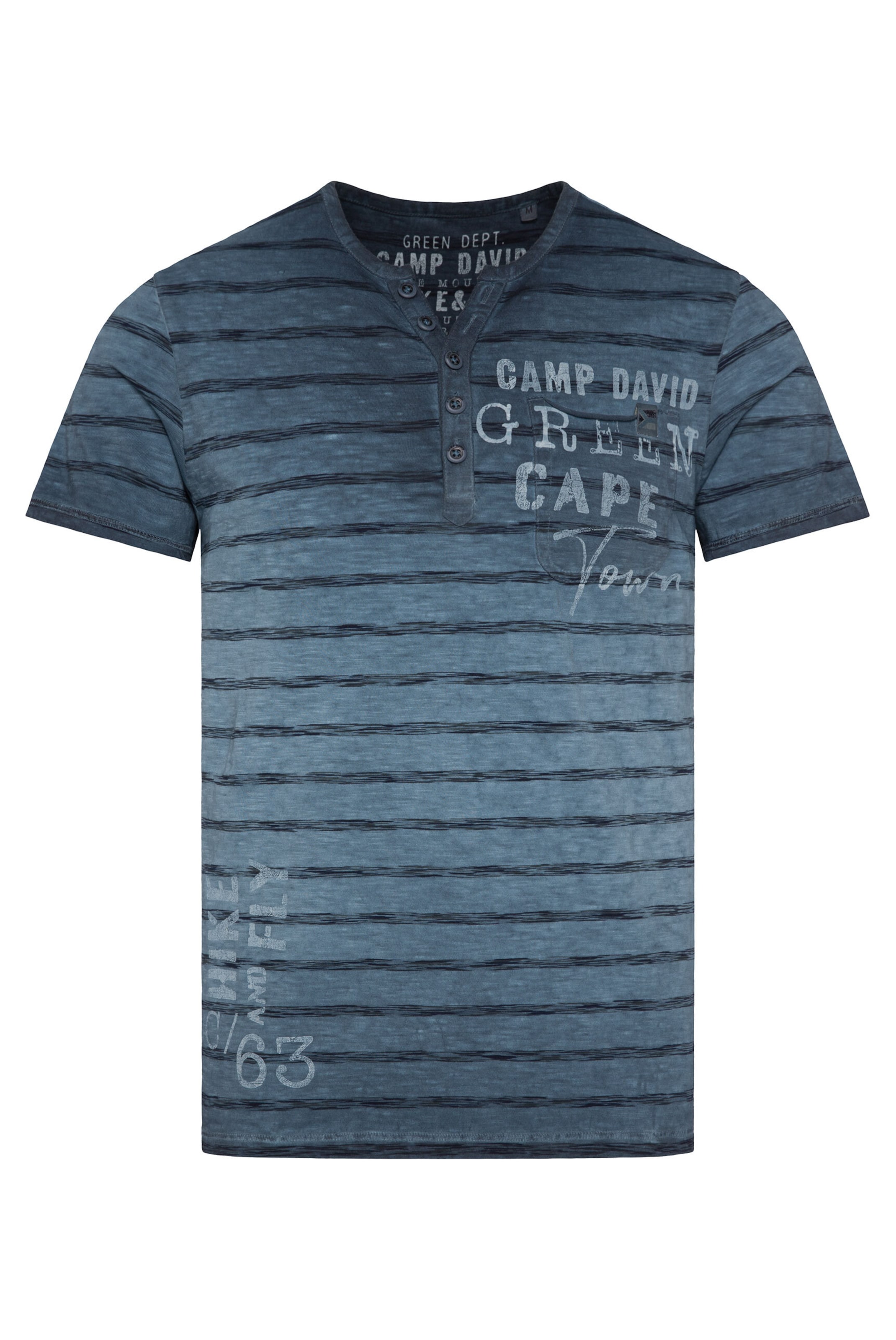 CAMP DAVID - Camiseta 'Paragliding Cape Town I' en azul: frente