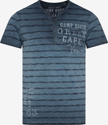 CAMP DAVID - Camiseta 'Paragliding Cape Town I' en azul: frente