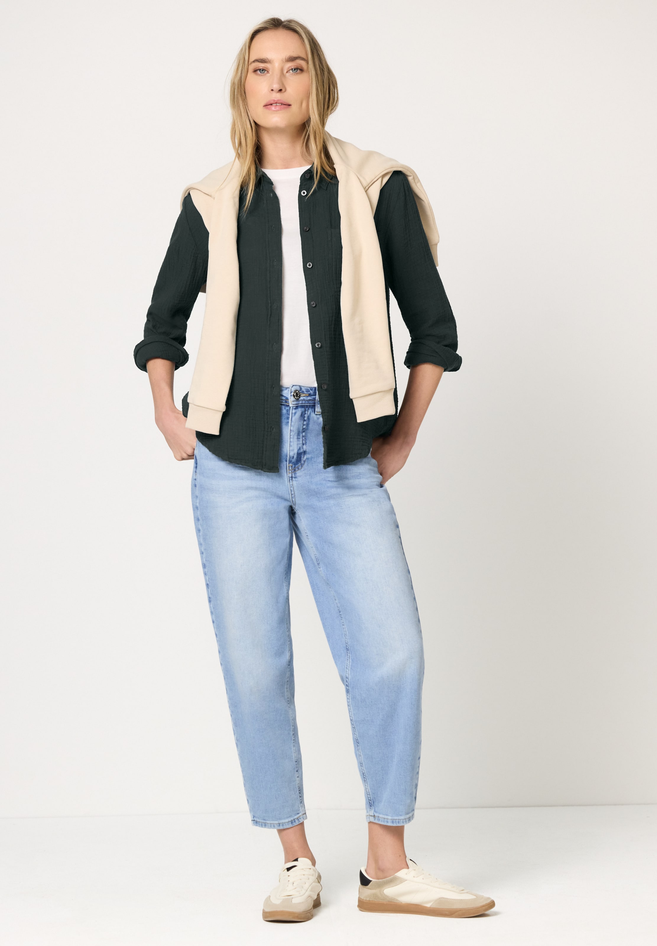 STREET ONE Blouse in Green