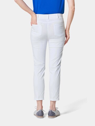 Goldner Slim fit Pants in White