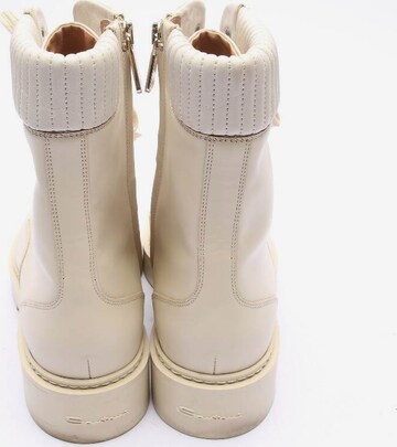 Santoni Anke & Mid-Calf Boots in 40 in White