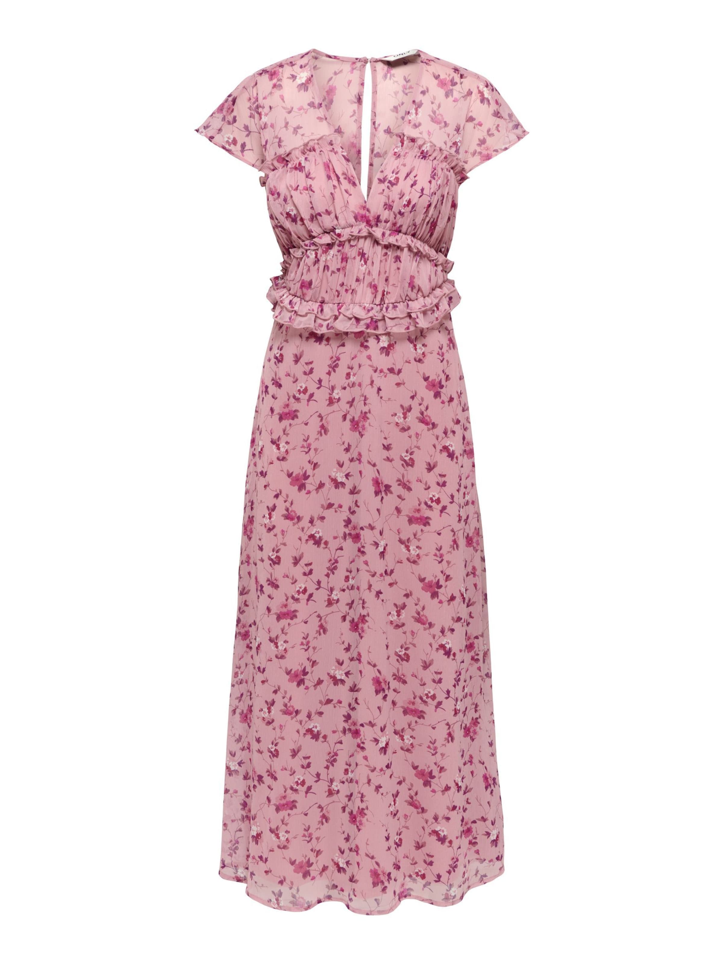 ONLY Jurk 'ONLValda' in Lila: voorkant