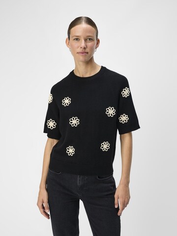 OBJECT Sweter w kolorze czarny: przód