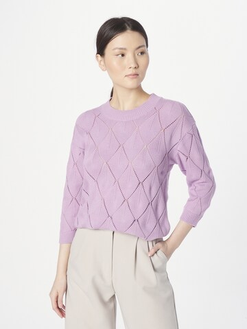 Kaffe Sweater 'Silia' in Purple: front