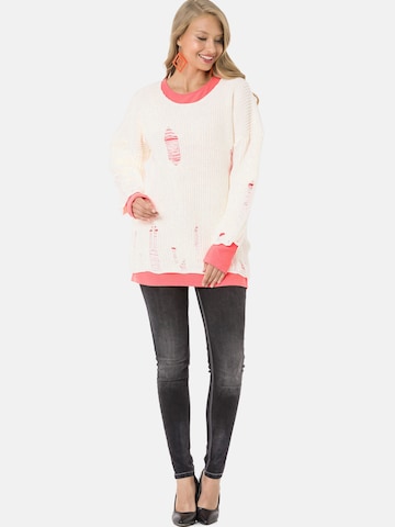 Pull-over CIPO & BAXX en blanc