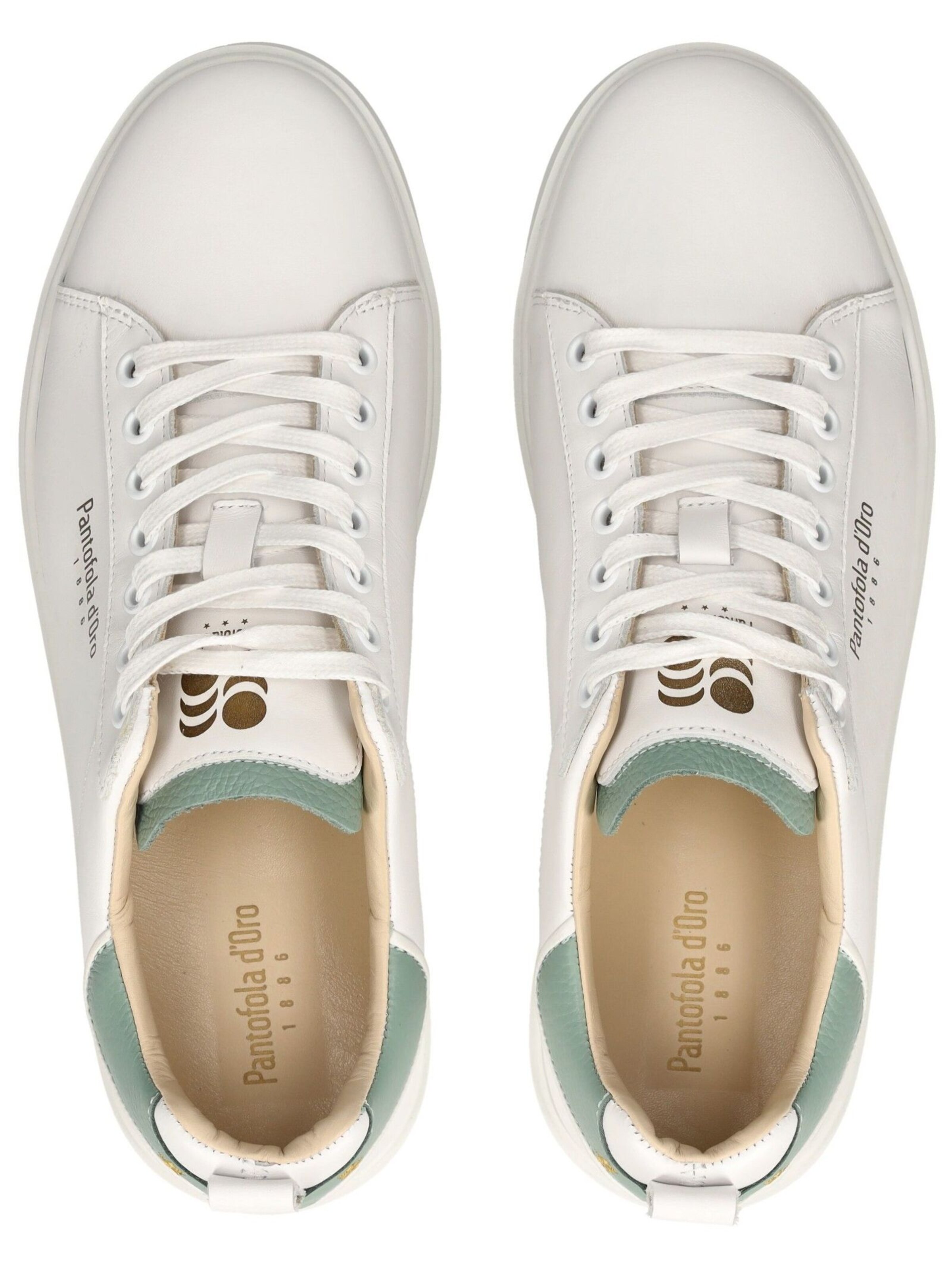 PANTOFOLA D'ORO Platform trainers in White