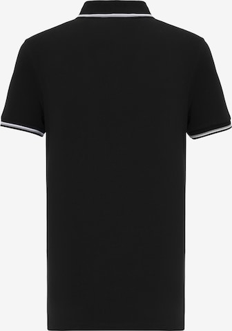 DENIM CULTURE Koszulka 'ENRIQUE' w kolorze czarny