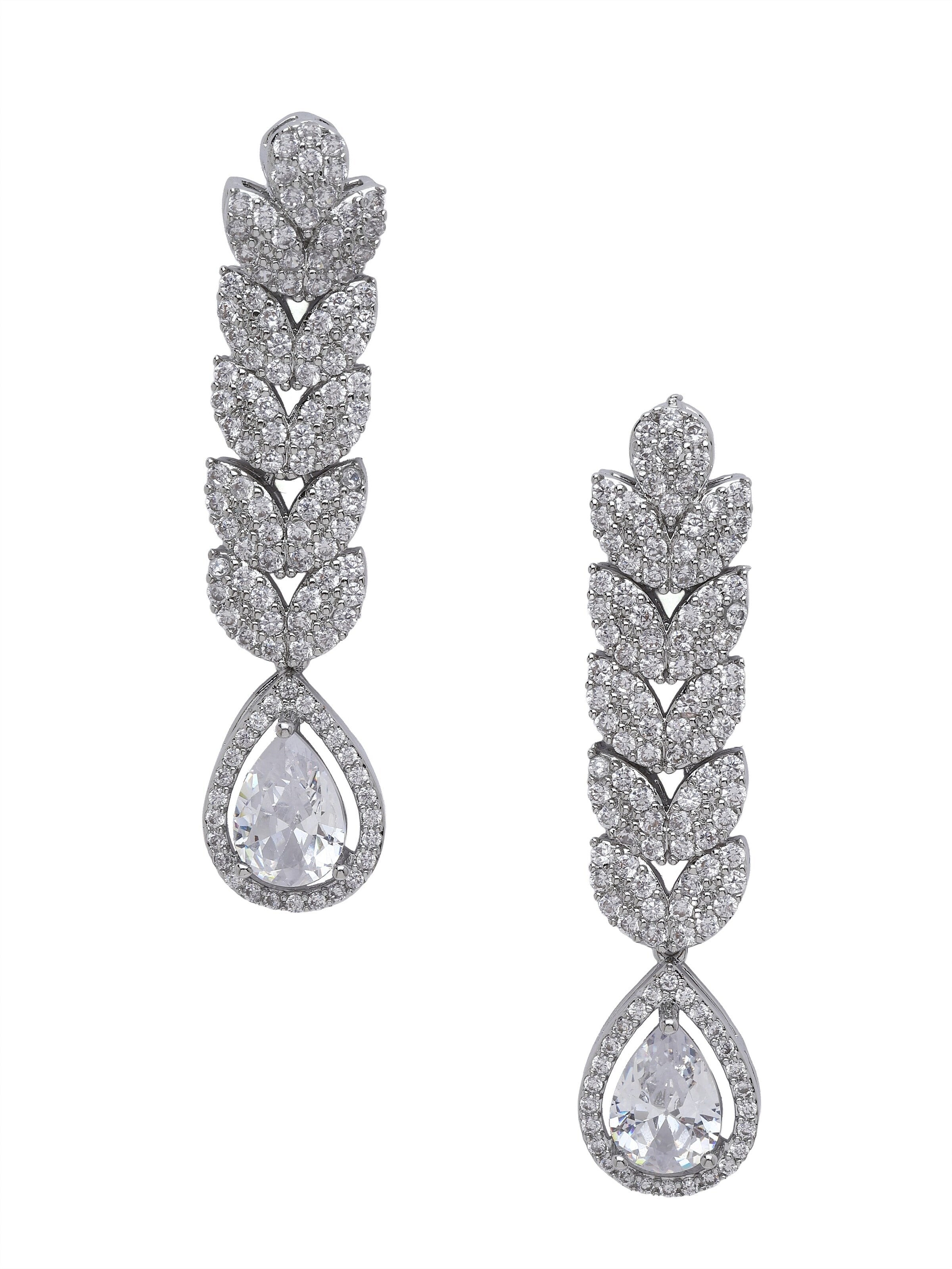 Boucles d'oreilles 'Calythea' AVANT-GARDE PARIS en argent : devant