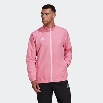 ADIDAS SPORTSWEAR Athletic Jacket 'Entrada 22' in Pink: front