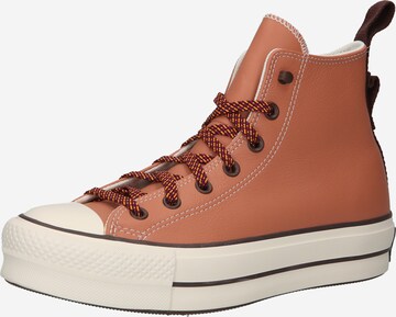 Baskets hautes 'Chuck Taylor All Star' CONVERSE en marron : devant