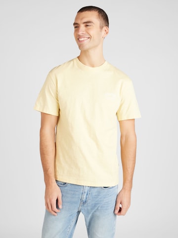 JACK & JONES T-shirt 'LUCCA' i gul: framsida